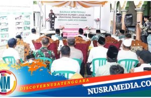 Bank NTB Syariah dan Baznas Resmikan Rumah Layak Huni di Lombok Barat