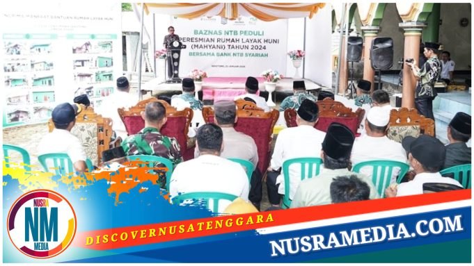 Bank NTB Syariah dan Baznas Resmikan Rumah Layak Huni di Lombok Barat