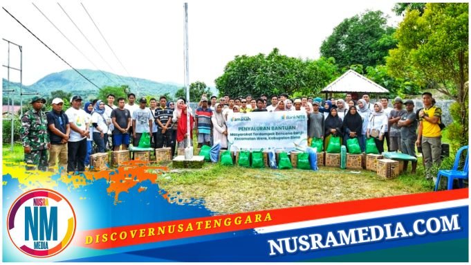 Salurkan Bantuan Untuk Korban Banjir di Wera, Warga : “Terimakasih Bank NTB Syariah”