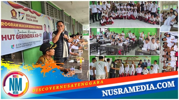 MBG dan ‘Revolusi Putih’ Terus Berlanjut di KLU : “Terimakasih Partai Gerindra”