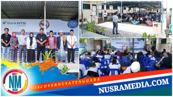 Kolaborasi Bank NTB Syariah, Gema dan BNNP Sosialisasikan Dampak Buruk Narkoba dan Inklusi Keuangan
