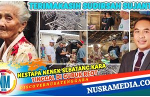 Kepedulian Nyata Ketua Fraksi Gerindra NTB Berikan Bantuan Untuk Inaq Acinep