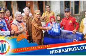 Wabup Ansori Tinjau dan Bantu Korban Terdampak Banjir Serading