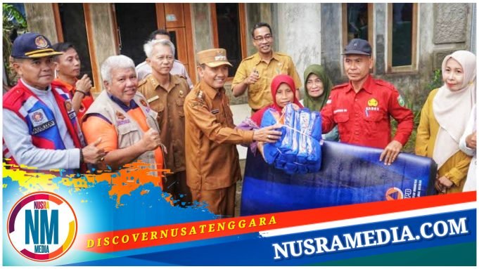 Wabup Ansori Tinjau dan Bantu Korban Terdampak Banjir Serading