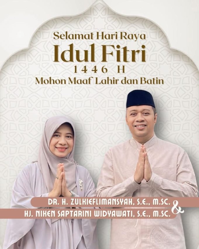 DR. H. ZULKIEFLIMANSYAH (DOKTOR ZUL) : SELAMAT HARI RAYA IDUL FITRI 1446 H