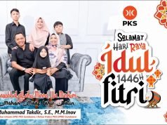 KETUA FRAKSI PKS DPRD SUMBAWA – MUHAMMAD TAKDIR : SELAMAT HARI RAYA IDUL FITRI 1446 H