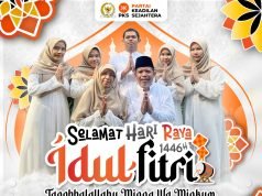 ANGGOTA DPR RI – H JOHAN ROSIHAN : SELAMAT HARI RAYA IDUL FITRI 1446 H