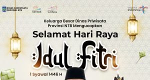 KEPALA DINAS PARIWISATA NTB : SELAMAT HARI RAYA IDUL FITRI 1446 H