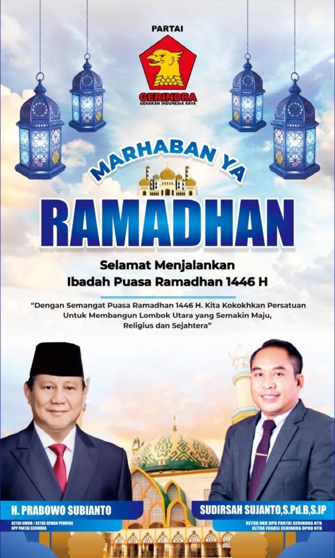 SUDIRSAH SUJANTO : SELAMAT MENUNAIKAN IBADAH PUASA RAMADHAN 1446 H