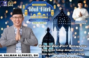 ANGGOTA DPRD NTB-H SALMAN ALFARIZI : SELAMAT HARI RAYA IDUL FITRI 1446 H