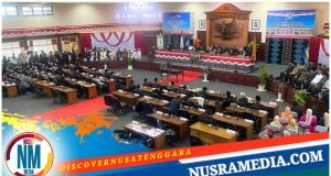 Pidato Perdana Gubernur Iqbal di Sidang Paripurna DPRD NTB