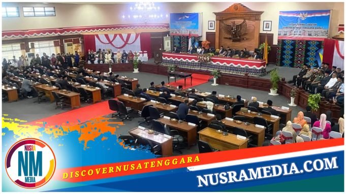 Pidato Perdana Gubernur Iqbal di Sidang Paripurna DPRD NTB