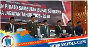 DPRD Sumbawa Gelar Rapat Paripurna, Sambut Kepemimpinan Baru Bupati dan Wakil Bupati