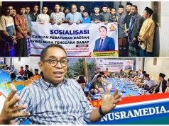 Disambut Antusias Warga, Sudirsah Sujanto Kembali Sosialisasikan Ranperda Perlindungan PMI NTB di Dua Desa