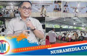 Dihadiri Najmul-Kus, DPC Gerindra KLU Gelar Bukber : Tetap Kompak Utuh Bersatu !
