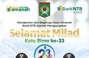 Bank NTB Syariah : Selamat Milad Kota Bima ke-23