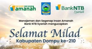 Bank NTB Syariah : Selamat Milad Kabupaten Dompu ke-210