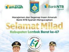 Bank NTB Syariah : Selamat Milad Lombok Barat ke-67