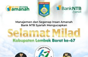 Bank NTB Syariah : Selamat Milad Lombok Barat ke-67
