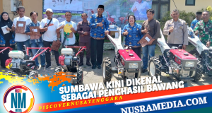Bupati Serahkan Bantuan Alsintan ke Petani Bawang