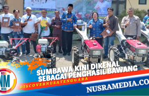 Bupati Serahkan Bantuan Alsintan ke Petani Bawang