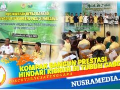 PBSI Sumbawa Gelar Halal Bihalal dan Rakerkab