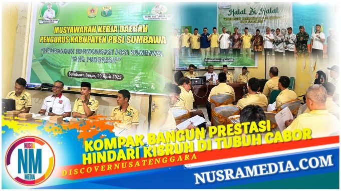 PBSI Sumbawa Gelar Halal Bihalal dan Rakerkab