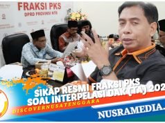 F-PKS DPRD NTB Tolak Penggunaan Hak Interpelasi