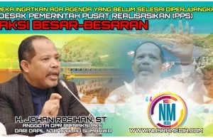 Aksi Blokade Pelabuhan Poto Tano, Johan Rosihan : Peringatan Bagi Pemerintah Pusat