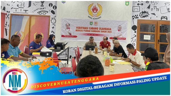 KONI Sumbawa Lakukan Verifikasi Cabor