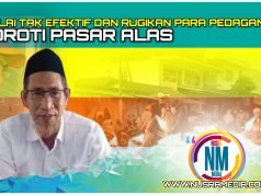 Dewan Andi Prihatin dengan Kondisi Pasar Alas
