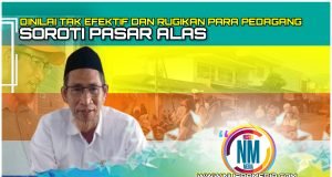 Dewan Andi Prihatin dengan Kondisi Pasar Alas