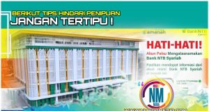 Waspada Akun Palsu Mengatasnamakan Bank NTB Syariah