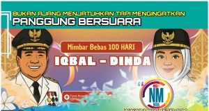 Mimbar Bebas 100 Hari Iqbal-Dinda