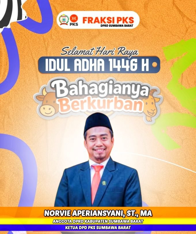 Anggota DPRD KSB Norvie Aperiansyani : Selamat Hari Raya Idul Adha 1446 H