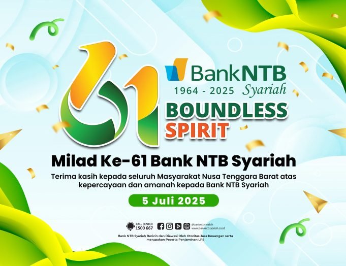 Selamat Milad ke-61 Bank NTB Syariah