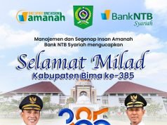 Bank NTB Syariah : Selamat Milad Kabupaten Bima ke-385