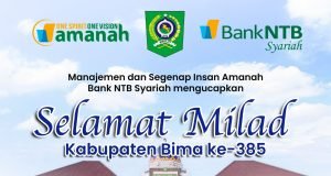 Bank NTB Syariah : Selamat Milad Kabupaten Bima ke-385