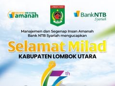 Bank NTB Syariah : Selamat Milad Lombok Utara ke-17