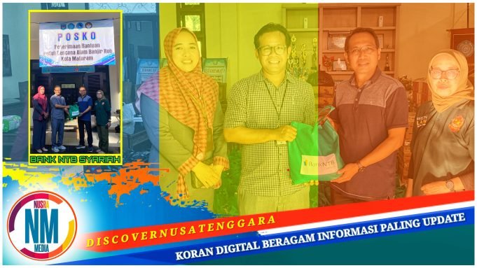 Kepedulian Nyata Bank NTB Syariah Salurkan Bantuan CSR Untuk Korban Banjir di Kota Mataram