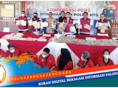 45 Pelaku Berhasil Diringkus, Polda NTB Bongkar 32 Kasus Narkoba