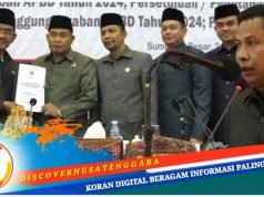 DPRD Sumbawa Setujui Ranperda APBD Tahun 2024