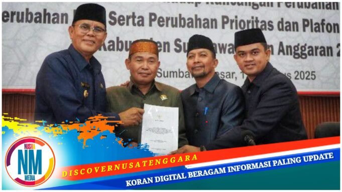 DPRD Sumbawa Gelar Rapat Paripurna Bahas Perubahan KUA-PPAS 2025