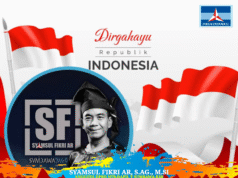 Sekretaris Fraksi Demokrat DPRD NTB-Syamsul Fikri : Dirgahayu RI ke-80