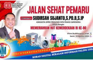 Jalan Sehat Pemaru Bersama Dewan Sudirsah Sujanto : Yuk Ikuti dan Meriahkan, Banyak Hadiah Menarik Menanti !