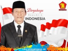 Ketua Komisi V DPRD NTB-Lalu Sudiartawan : Dirgahayu RI ke-80
