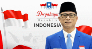 Ketua Fraksi ABNR (PAN)-Sekretaris Komisi IV DPRD NTB, Hasbullah Muis Konco : Dirgahayu RI ke-80