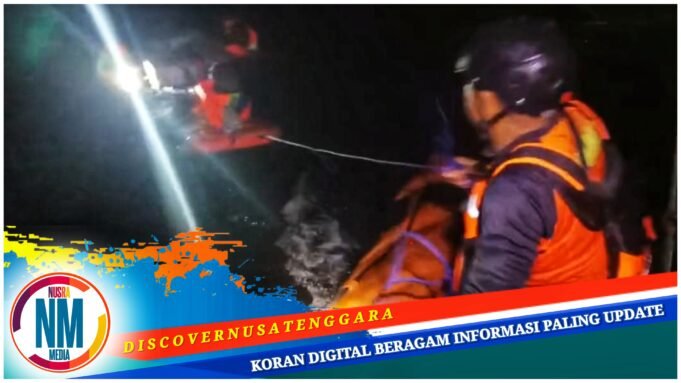 Mesin Mati Total di Perairan Lombok, Sebuah Kapal Tenggelam Dihantam Gelombang