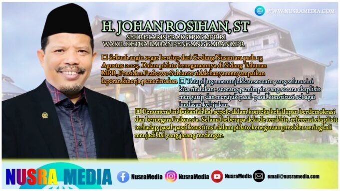 Menghidupkan Konstitusi : Pelajaran dari Sidang Tahunan MPR 2025