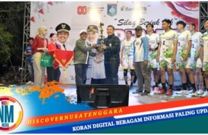 Bank NTB Syariah Juarai Turnamen Bola Voli Bupati Lombok Barat 2025